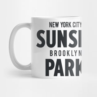 Sunset Park NYC - Urban Vibes Emblem for Trendsetters - Brooklyn Style Mug